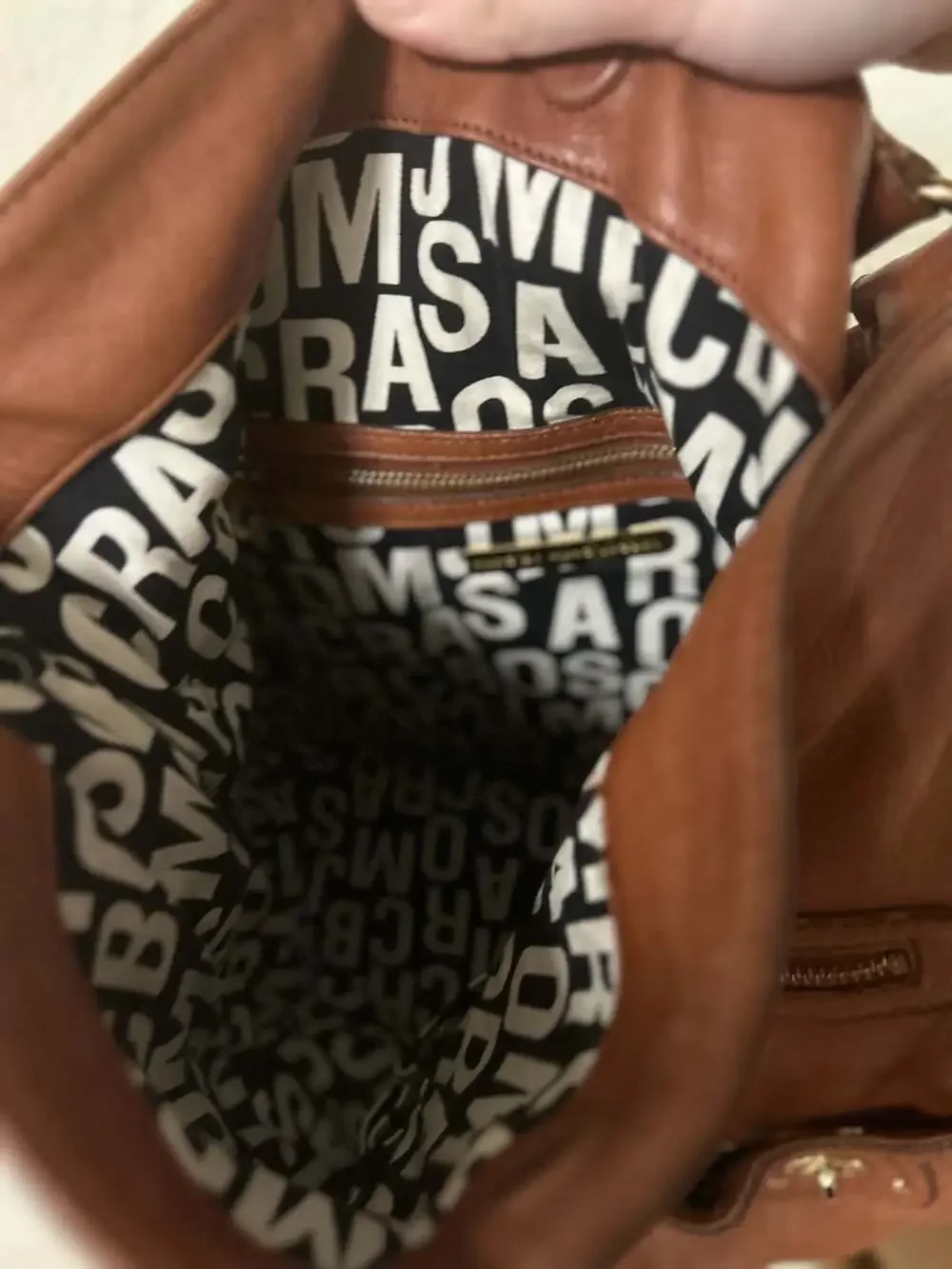 Marc by Marc Jacobs Brown Leather Hobo Shoulder Bag